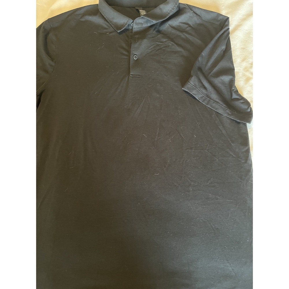 Lulemon Black Short Sleeve Pull Over XL‎